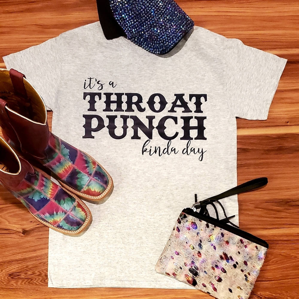 Throat punch shirt